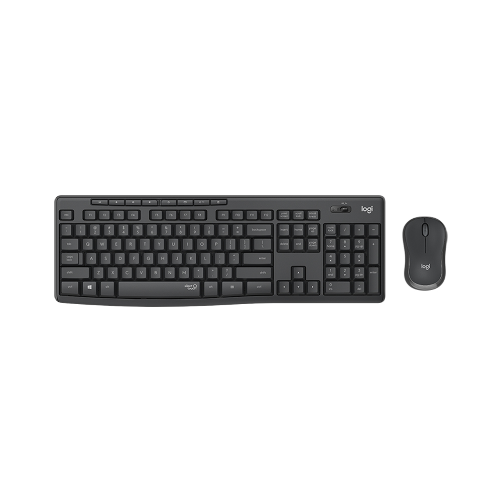 Logitech MK295 Silent Wireless Combo Black (920-009781) (LOGMK295BK)