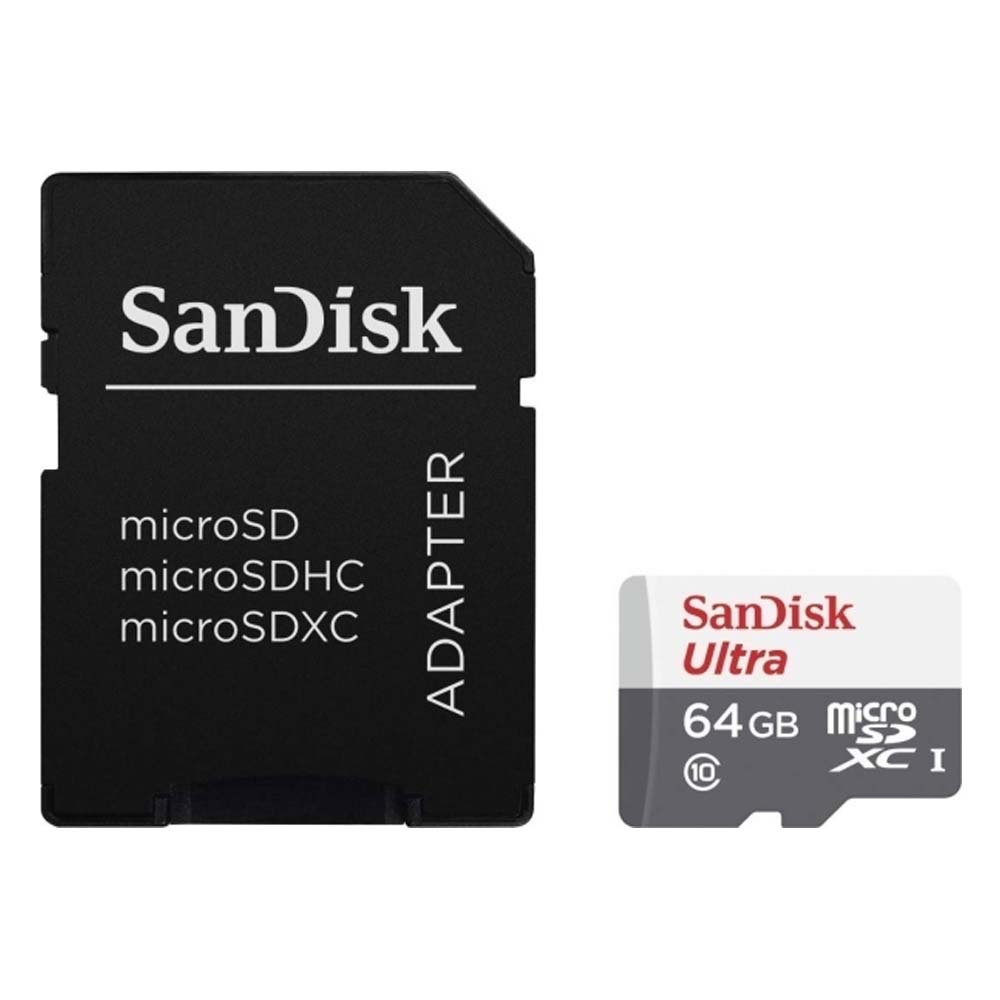 Sandisk Memory 64GB Ultra microSDHC/microSDXC UHS-I (SDSQUNR-064G-GN3MA) (SANSDSQUNR-064G-GN3MA) Sandisk Memory 64GB Ultra microSDHC/microSDXC UHS-I (SDSQUNR-064G-GN3MA) (SANSDSQUNR-064G-GN3MA)