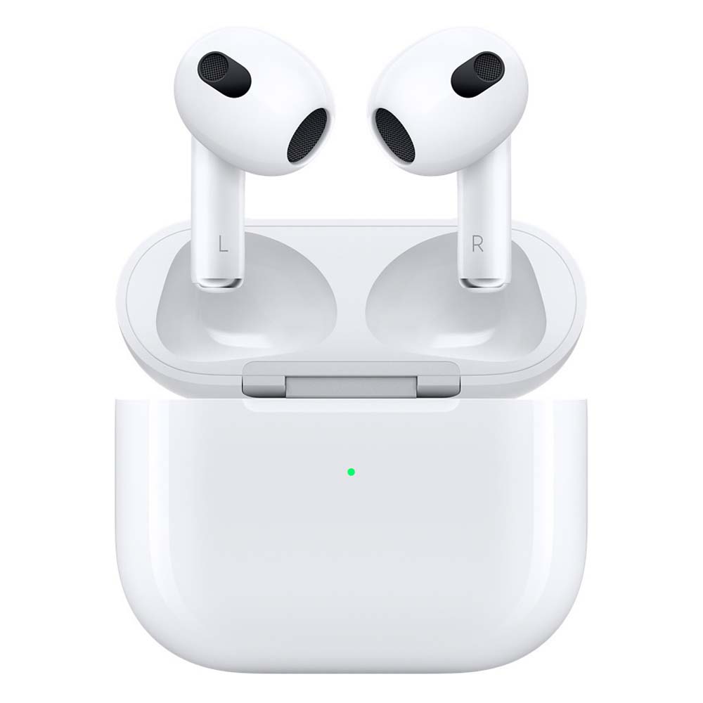 Apple AirPods (3rd generation) with MagSafe Charging Case Earbud Bluetooth Handsfree Ακουστικά με Αντοχή στον Ιδρώτα και Θήκη Φόρτισης Λευκά