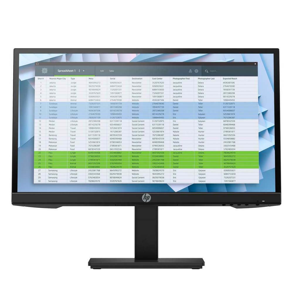 HP P22h G4 IPS Monitor 21.5" FHD 1920x1080 με Χρόνο Απόκρισης 5ms GTG