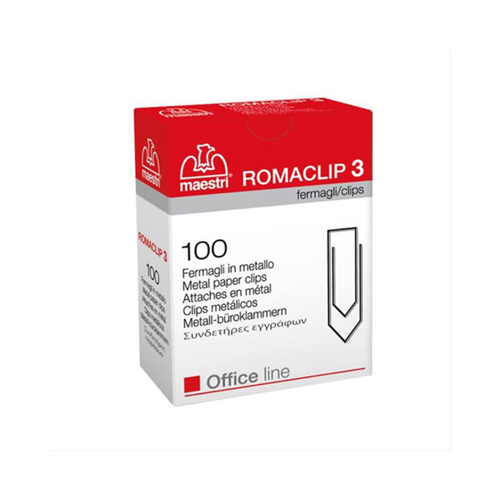 Romeo Maestri Clip No.3/100 Platinum ROM1092161 Συνδετήρες