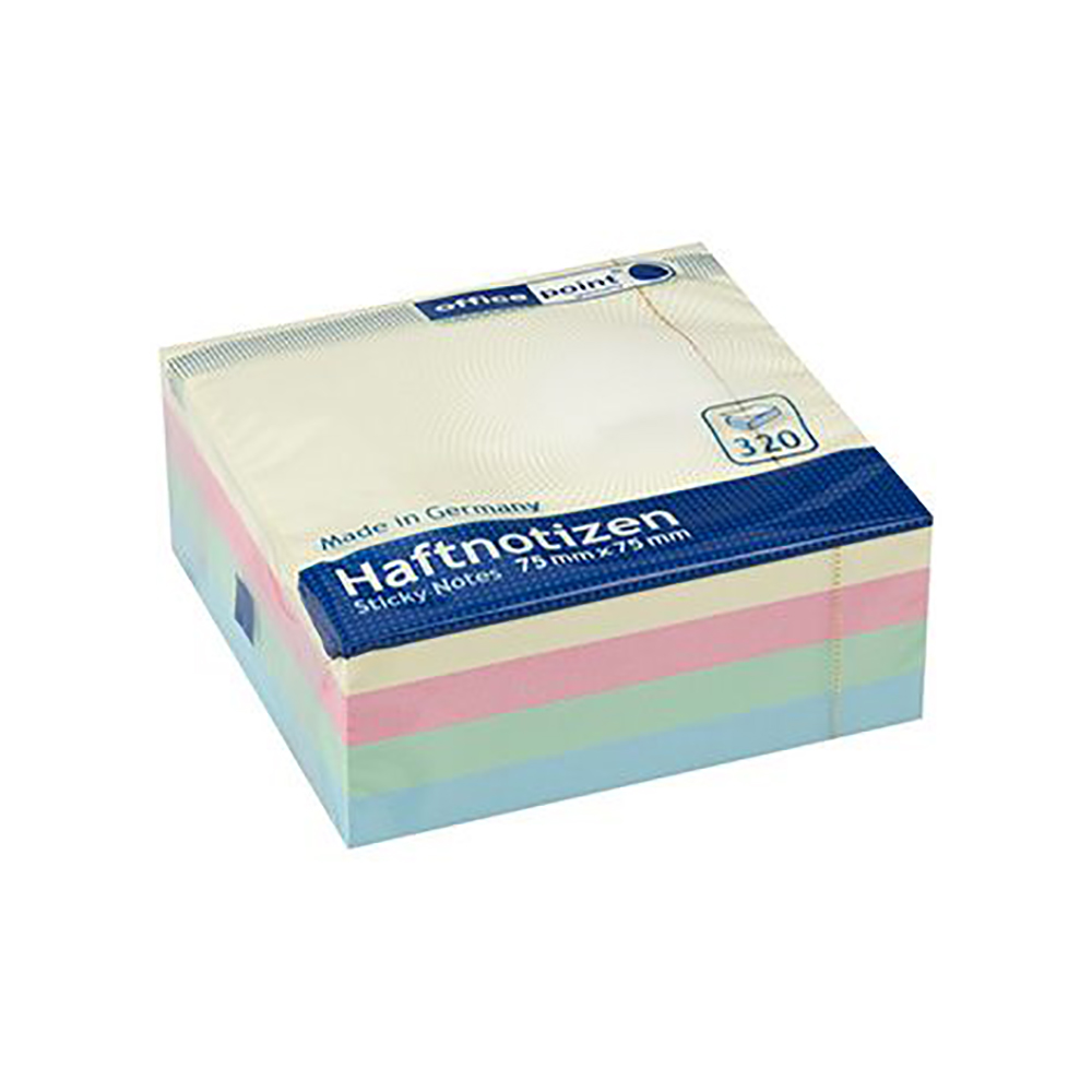 Officepoint Αυτοκόλλητες σημειώσεις 75Χ75, 320φ., pastel mix (MAG-5587500-42) (OFPMAG-5587500-42)
