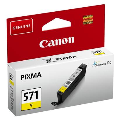 Canon Μελάνι Inkjet CLI-571Y Yellow  (0388C001)