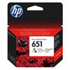 HP Μελάνι Inkjet No.651 Tri-colour (C2P11AE)