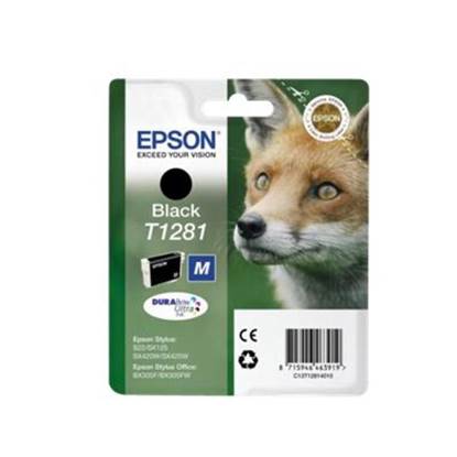 Epson Μελάνι Inkjet T1281 Black (C13T12814012)