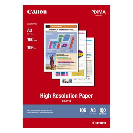 High Resolution Paper CANON A3 110g/m² 100 Φύλλα (1033A005)