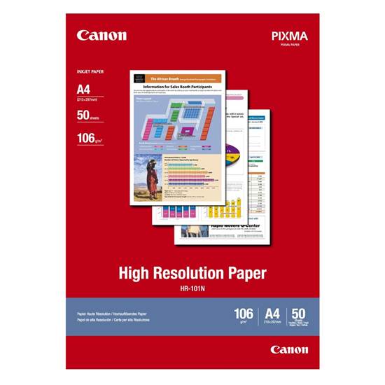 High Resolution Paper CANON A4 110g/m² 50 Φύλλα (1033A002)
