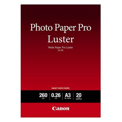 Φωτογραφικό Χαρτί Luster CANON A3 Semi Glossy 260g/m² 20 Φύλλα (6211B007)
