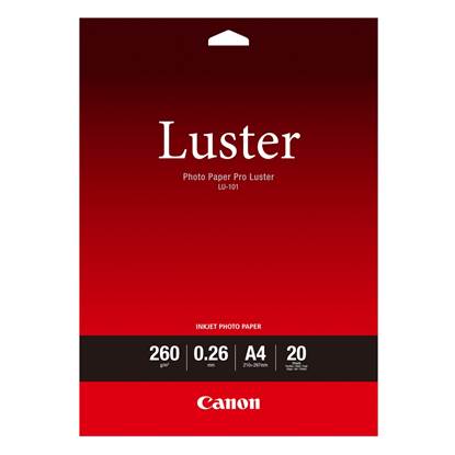 Φωτογραφικό Χαρτί Luster CANON A4 Semi Glossy 260g/m² 20 Φύλλα (6211B006)