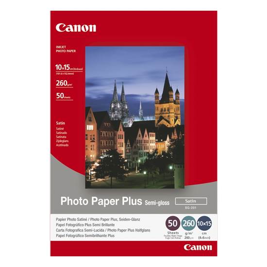 Φωτογραφικό Χαρτί CANON A6 Semi Gloss 260g/m² 50 Φύλλα (1686B015)