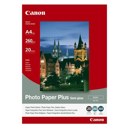 Φωτογραφικό Χαρτί CANON A4 Semi Gloss 260g/m² 20 Φύλλα (1686B021)