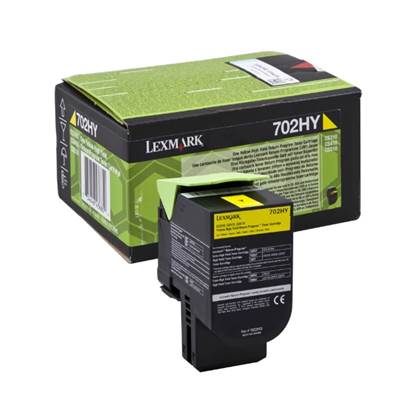 LEXMARK CS310/410/510 YELLOW TONER CRTR HC (702HY) RETURN 3k (70C2HY0)