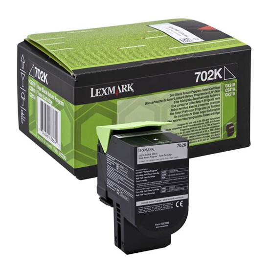 LEXMARK CS310/410/510 BLK TONER CRTR SC (702K) RETURN 1k (70C20K0)