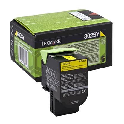 Toner Lexmark 80C2SY0 Yellow (80C2SY0)