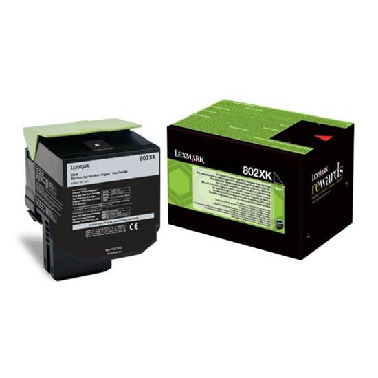 Toner Lexmark 80C2XK0 Black (80C2XK0)