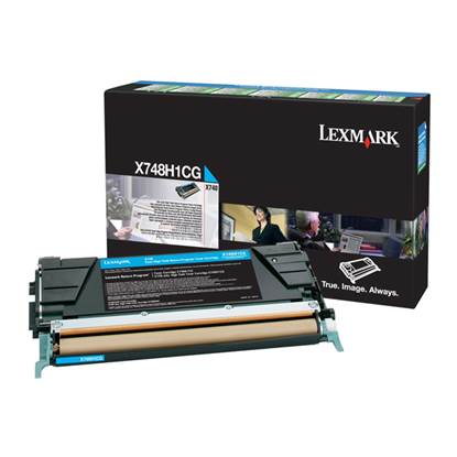 Toner Lexmark X748H1CG HC Cyan (X748H1CG)