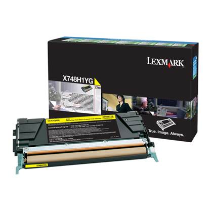 Toner Lexmark X748H1YG HC Yellow (X748H1YG)