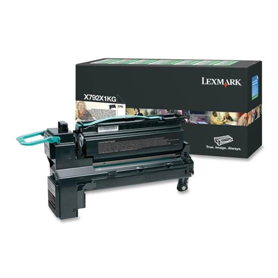 LEXMARK X792 BLACK EXTRA HC TONER CRTR (20k) (X792X1KG)