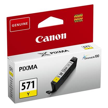 Canon Μελάνι Inkjet CLI-571Y XL Yellow (0334C001)