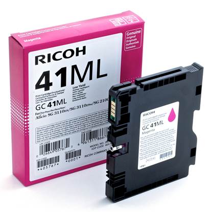 RICOH GC 41ML GEL INK MAGENTA 600p (GC-41ML)  (405767)