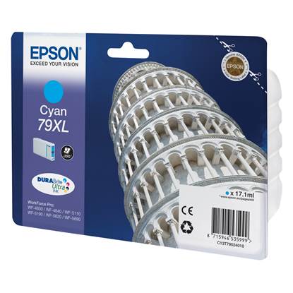 Epson Μελάνι Inkjet T907 XXL Cyan (C13T790240)