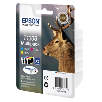 Epson Μελάνι Inkjet T1306 XL Multipack  (C13T13064012)