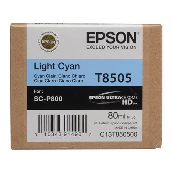 Epson Μελάνι Inkjet T8505 Light Cyan