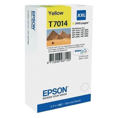Epson Μελάνι Inkjet T7014 XXL Yellow (T701440)