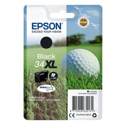 Epson Μελάνι Inkjet No.34XL Black (C13T34714010)