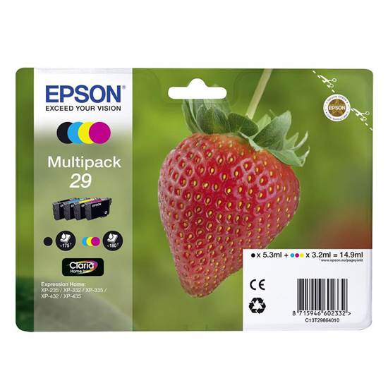 Epson Μελάνι Inkjet Series 29 Multipack C13T29864012)