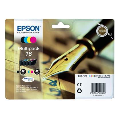 Epson Μελάνι Inkjet No.16 Multipack (C13T16264012)