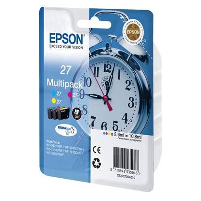 Epson Μελάνι Inkjet Series 27 Multipack 3-color C13T27054012)