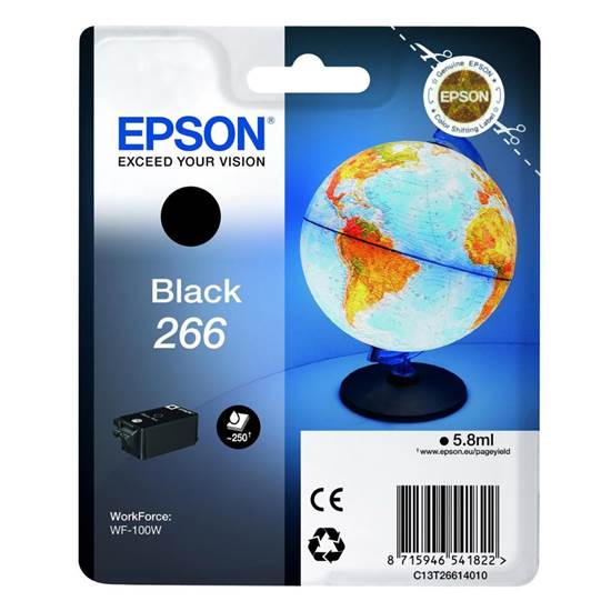Epson Μελάνι Inkjet Series 266 Black  (C13T26614010)