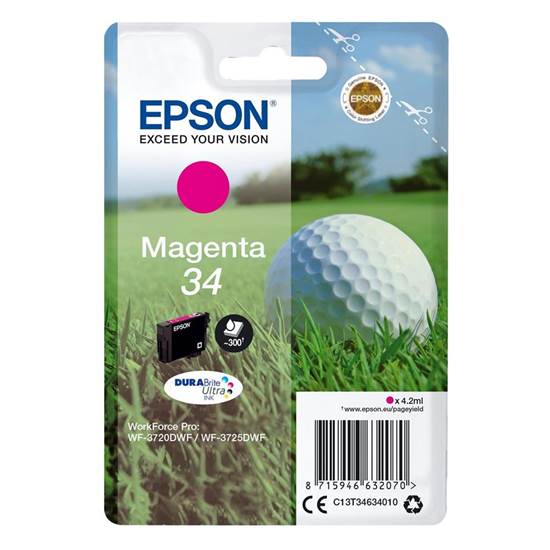 Epson Μελάνι Inkjet No.34 Magenta (C13T34634010)