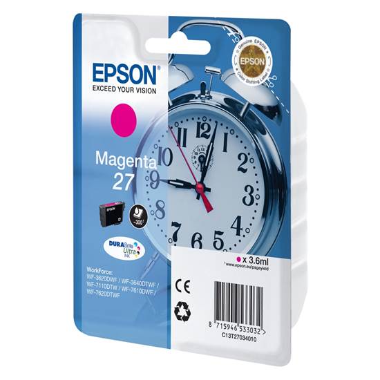 Epson Μελάνι Inkjet Series 27 Magenta (C13T27034012)