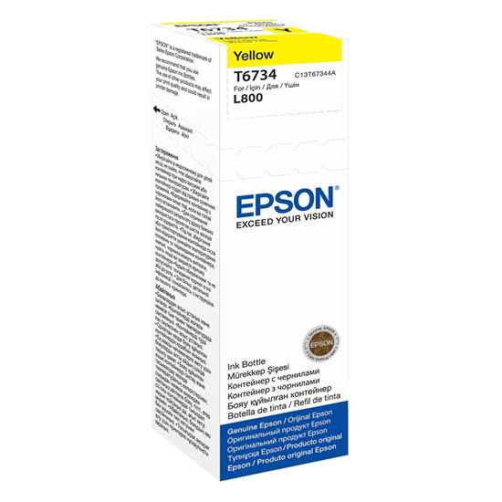 Epson Μελάνι Inkjet Bottle 70ml Yellow (C13T67344A)