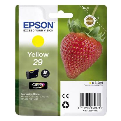 Epson Μελάνι Inkjet Series 29 Yellow (C13T29844012)