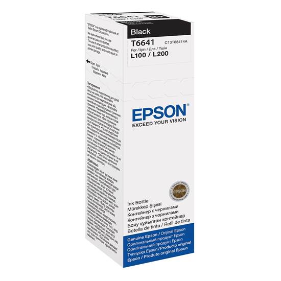 Epson Μελάνι Inkjet Bottle Black (C13T66414A)