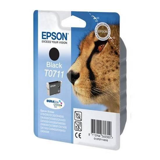 Epson Μελάνι Inkjet T0711 Black (C13T07114012)