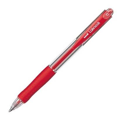 Στυλό Clic Διαρκείας UNI SN-100 1.0mm (Κόκκινο)
