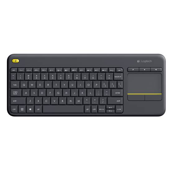 Logitech K400 Plus Keyboard (Black, Wireless)