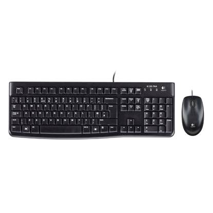 Logitech MK120 Desktop Combo (Black, Wired)