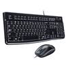 Logitech MK120 Desktop Combo (Black, Wired)