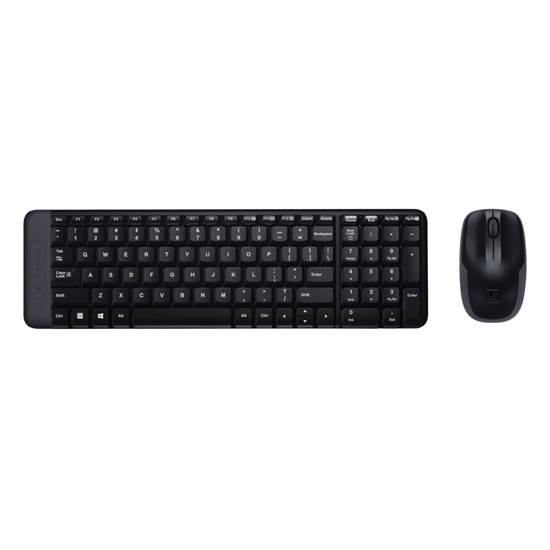 Logitech MK220 Desktop Combo (Black, Wireless)