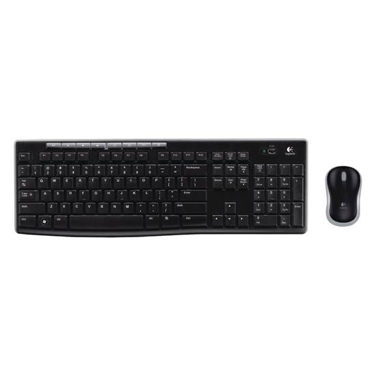 Logitech MK270 Desktop Combo (Black, Wireless, EN Keys)