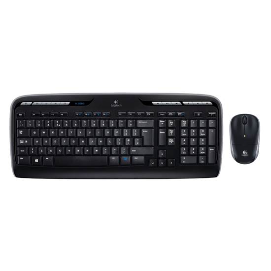 Logitech MK330 Desktop Combo (Black, Wireless)