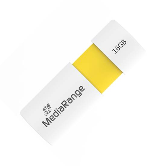 MediaRange USB 2.0 Flash Drive Color Edition 16GB (Yellow)
