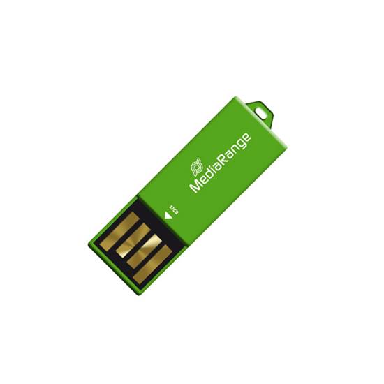 MediaRange USB 2.0 Nano Flash Drive Paper-clip stick 32GB (Green)