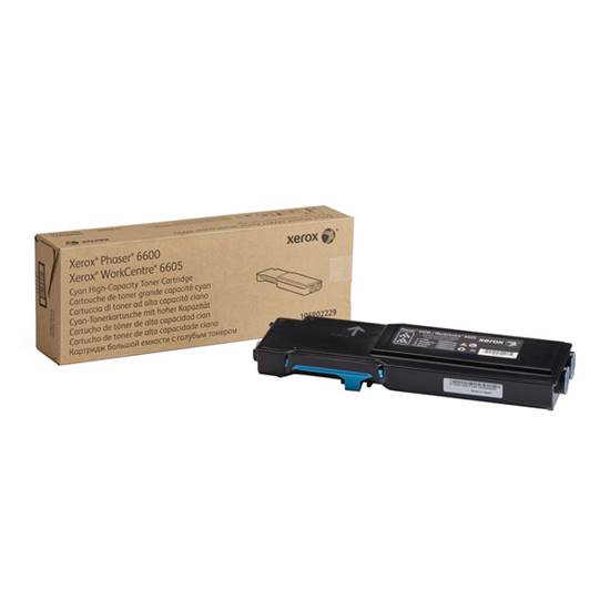 XEROX PHASER 6600 CYAN HC TONER (6k) (106R02229)