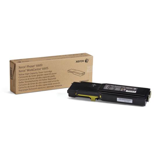 XEROX PHASER 6600 YELLOW HC TONER (6k) (106R02231)